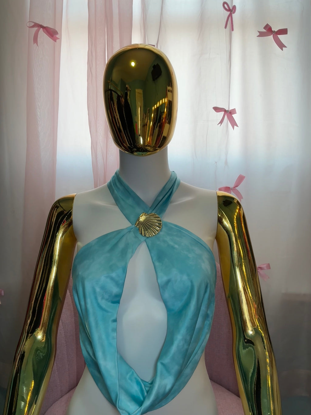 “Sea Goddess” Halter Top