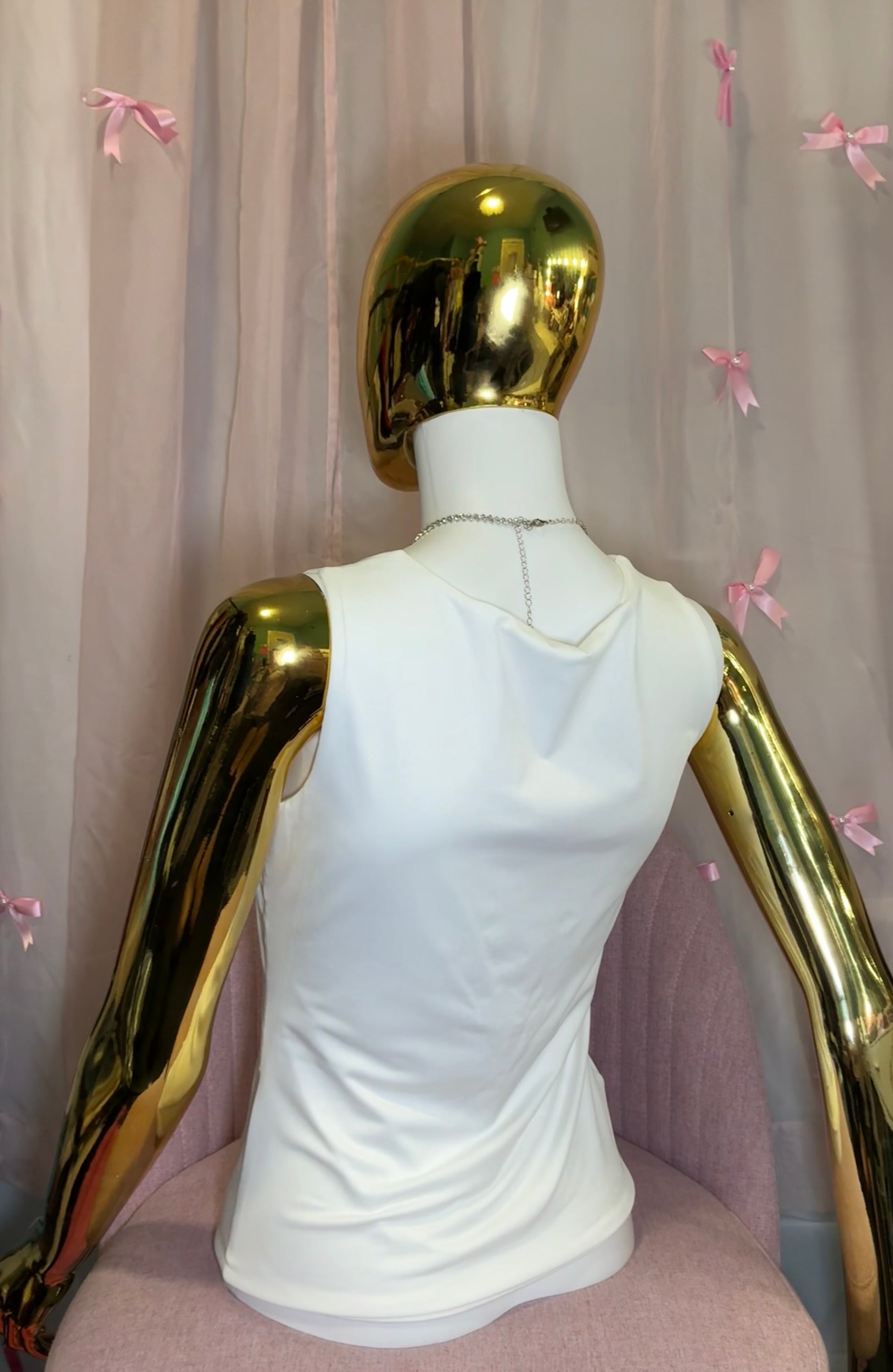 "Chic Square Top" Fitted Top