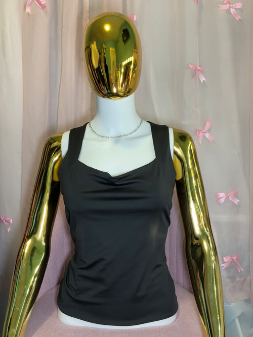 "Chic Square Top" Fitted Top