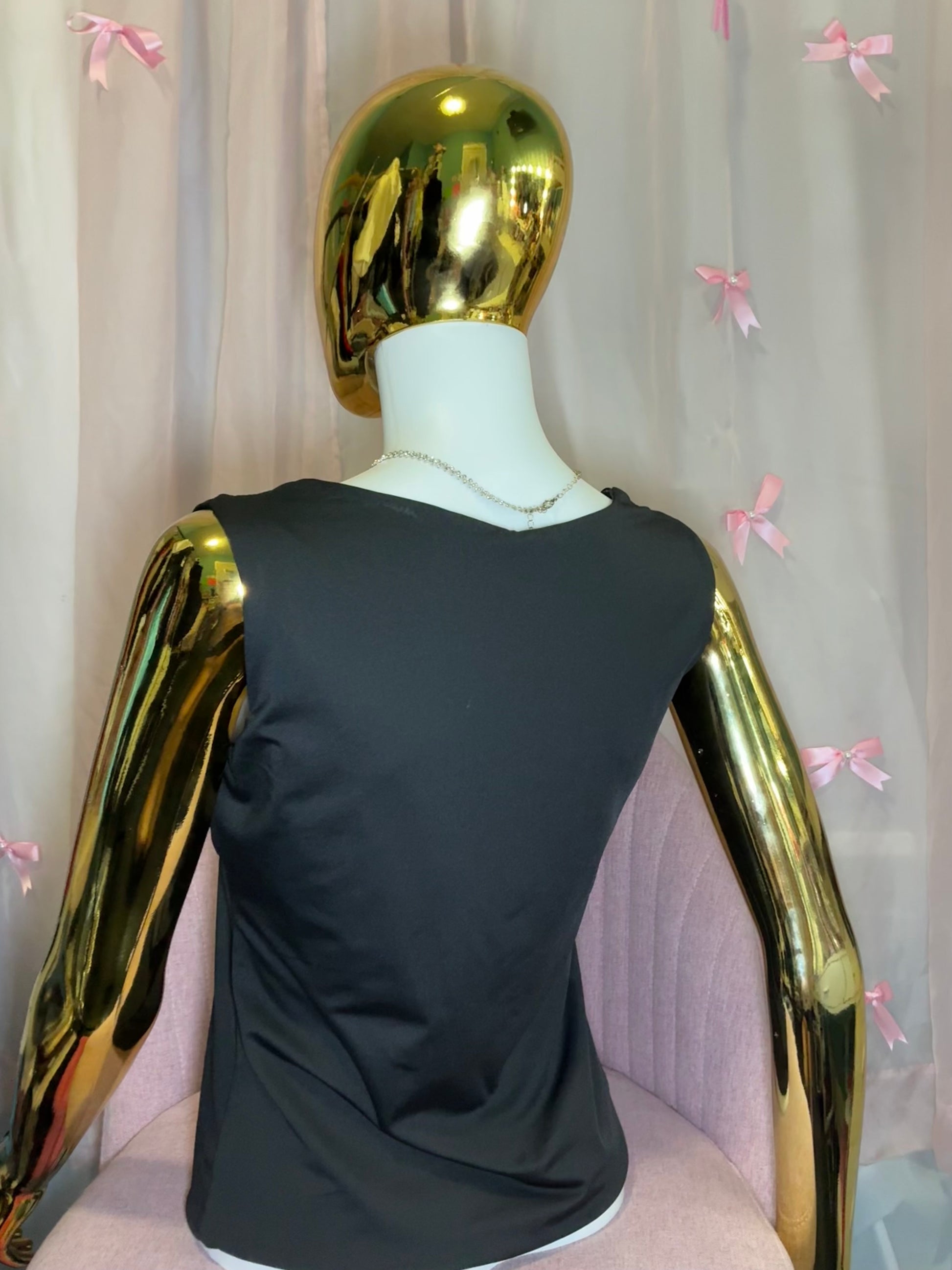 "Chic Square Top" Fitted Top