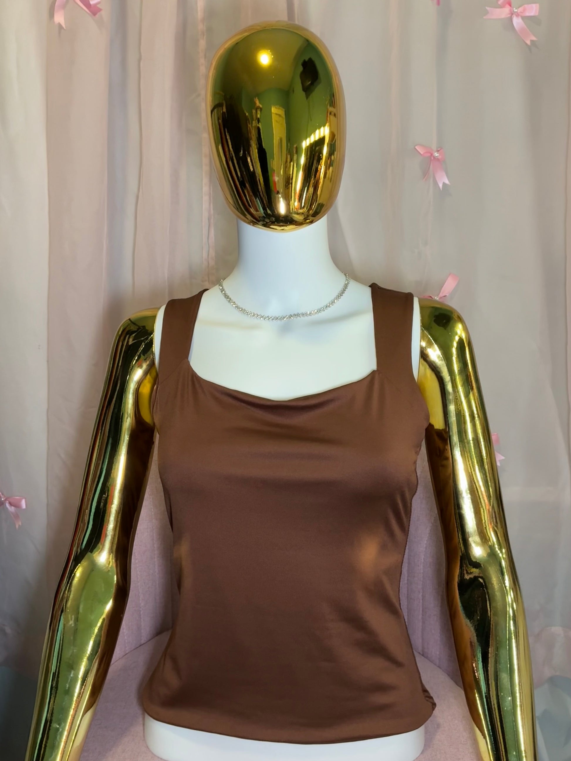 "Chic Square Top" Fitted Top