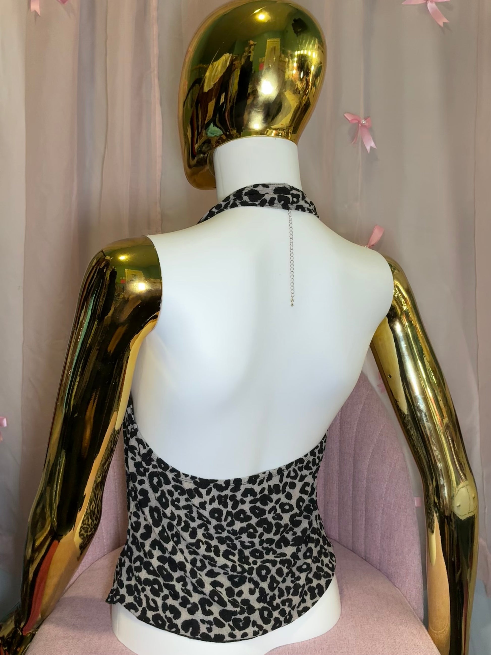 "Leopard Bae" Open Front Top
