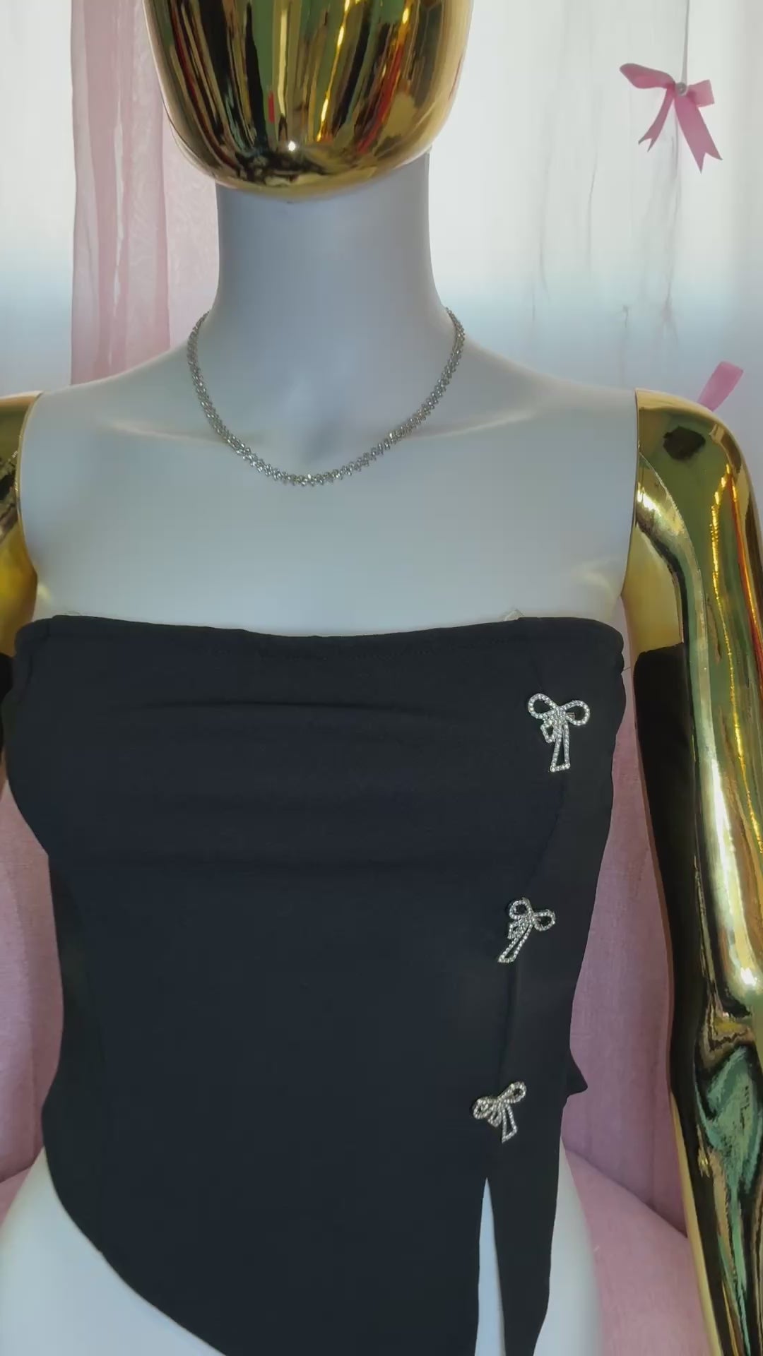 “Charm Bow” Top